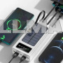 Портативний зарядний пристрій Power Bank YM-309 30000mAh Solar з LED дисплеєм 2 USB